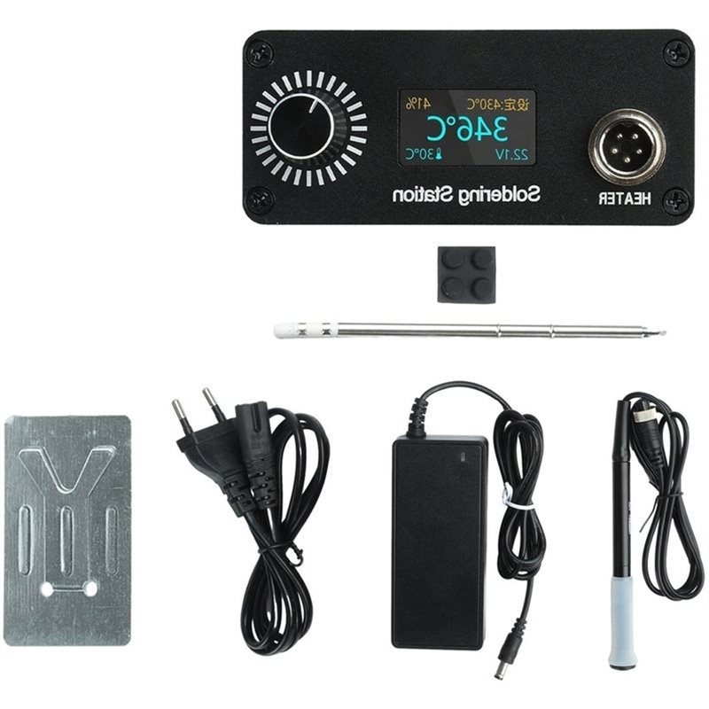 T12 Soldering Station Oled - 【A56X】T12 Tragbare Mini-Digital-Lötstation für Heimreparaturen mit