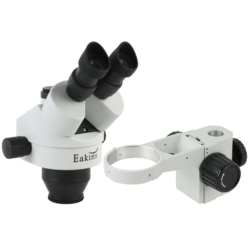 Trinocular Stereo Microscope 7X-45X - 7X-45X Simul-Fokus Parfokaler Kontinuierlicher Zoom Trinokularer