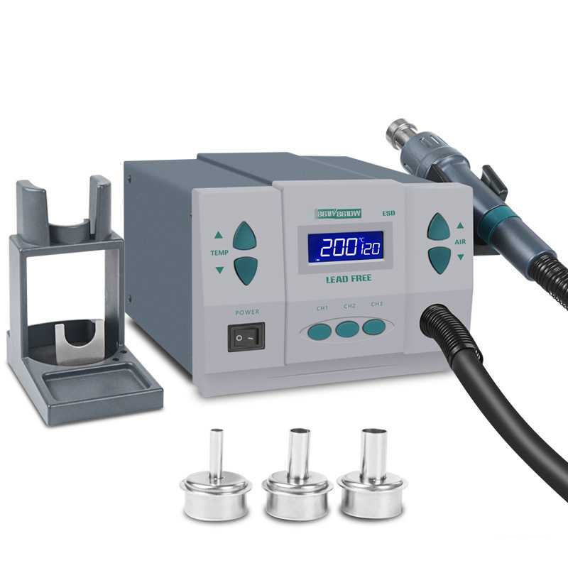 Hot Air Rework Station 861Dw - 1000W220/110V 861DW HeatGun Bleifreie Heißluft Lötstation
