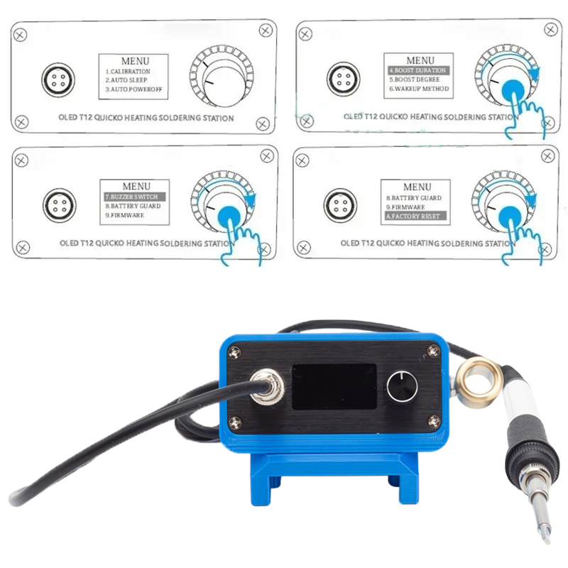T12 Lötstation Lötkolben STC f – T12 Soldering Station Oled Bewertung und Preis