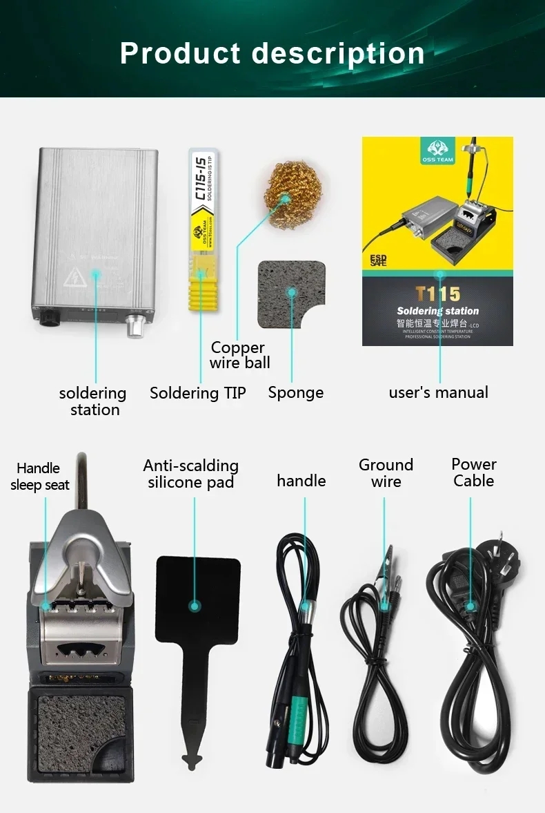 OSS T115 Mikro-Nano Elektrisch – C115 Nano Soldering Iron Station Bewertung und Preis