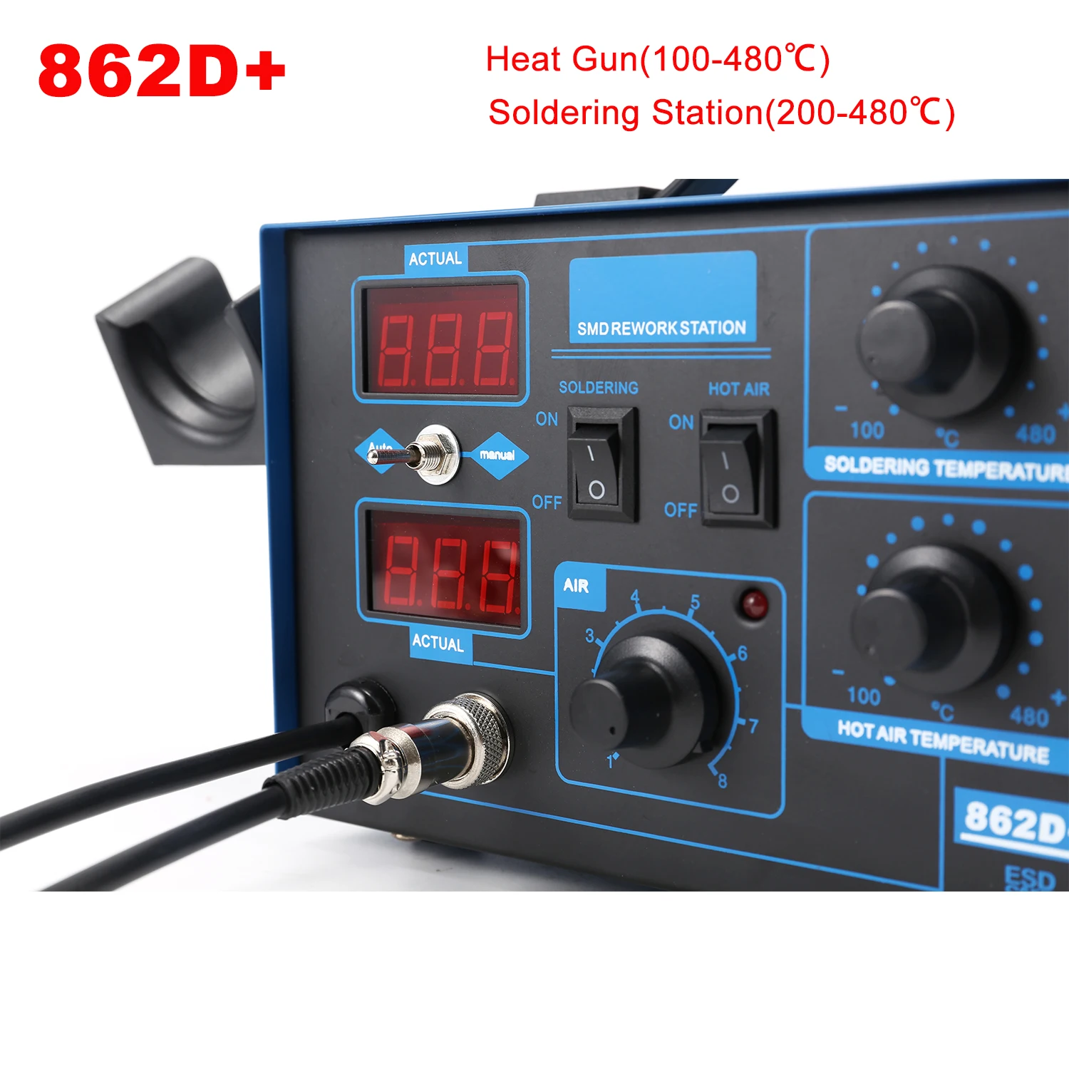 2-in-1 750W Lötstation mit LCD – 2 In 1 Soldering Rework Station 750W Bewertung und Preis